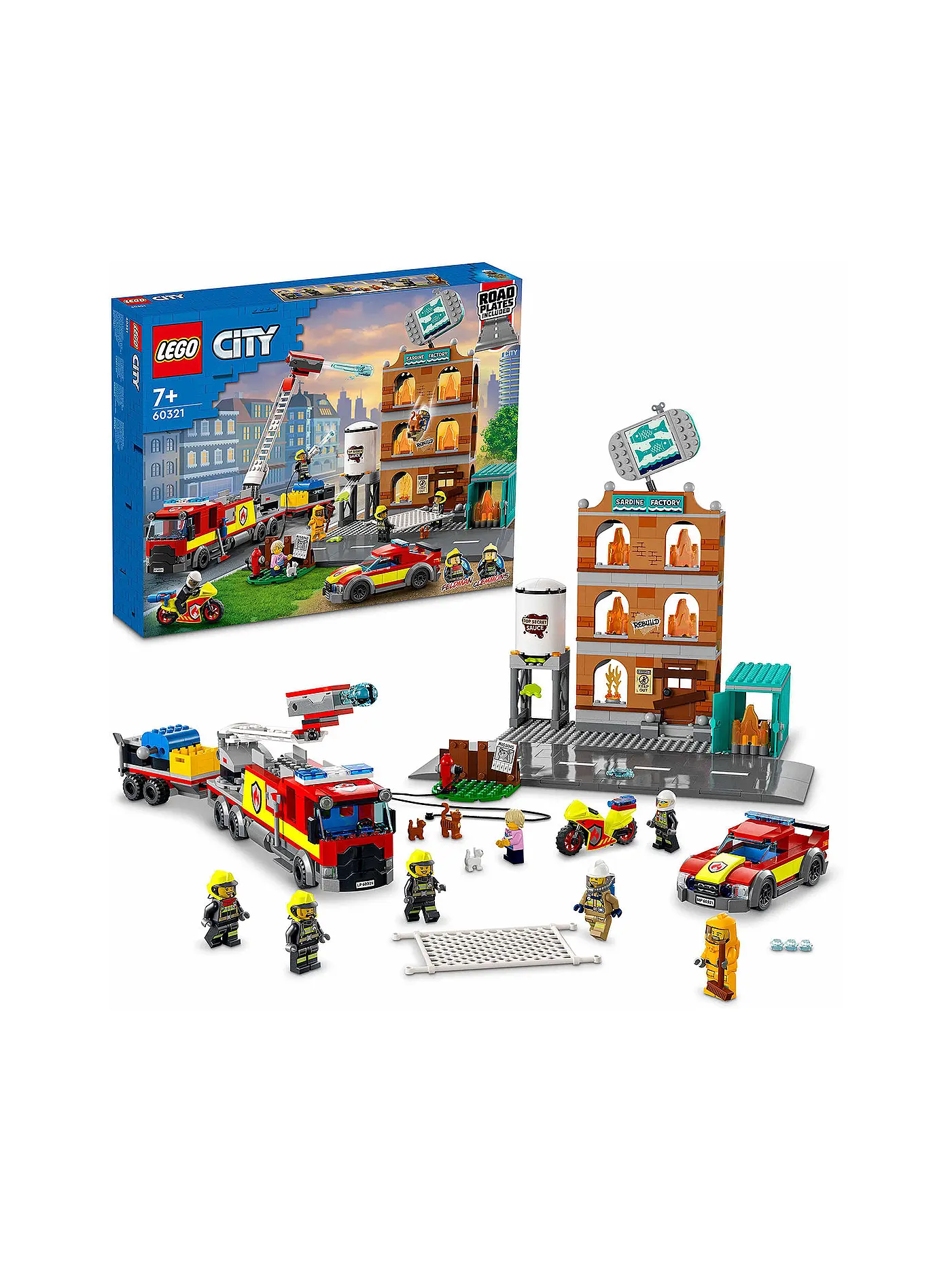 LEGO | City - Feuerwehreinsatz mit Löschtruppe 60321 | 